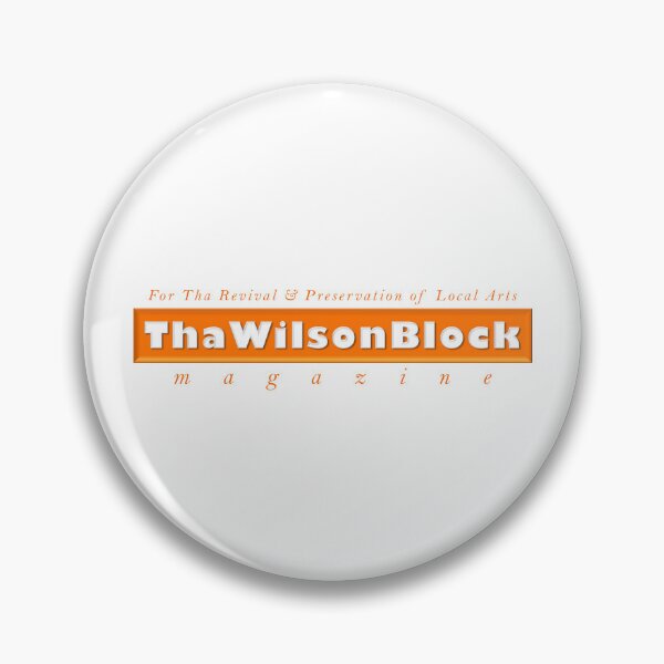 Item preview, ThaWilsonBlock Magazine Web Logo Orange by Mistah Wilson designed and sold by The Street Sign Store.