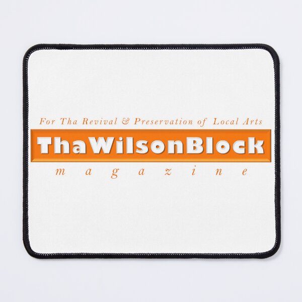 Item preview, ThaWilsonBlock Magazine Web Logo Orange by Mistah Wilson designed and sold by The Street Sign Store.