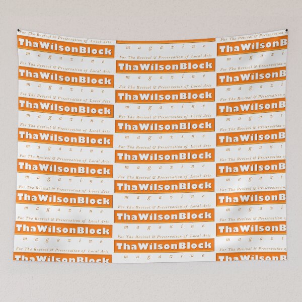 Item preview, ThaWilsonBlock Magazine Web Logo Orange by Mistah Wilson designed and sold by The Street Sign Store.