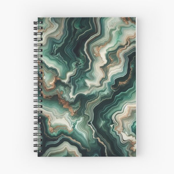 Item preview, Green Rock Agate Mineral Crystals Pattern designed and sold by MandyLS24.