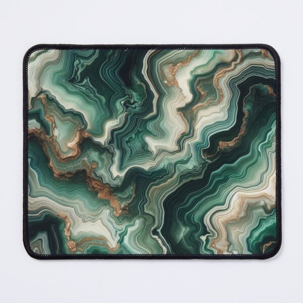 Item preview, Green Rock Agate Mineral Crystals Pattern designed and sold by MandyLS24.