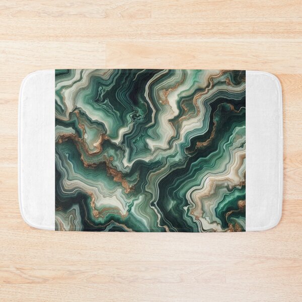 Item preview, Green Rock Agate Mineral Crystals Pattern designed and sold by MandyLS24.
