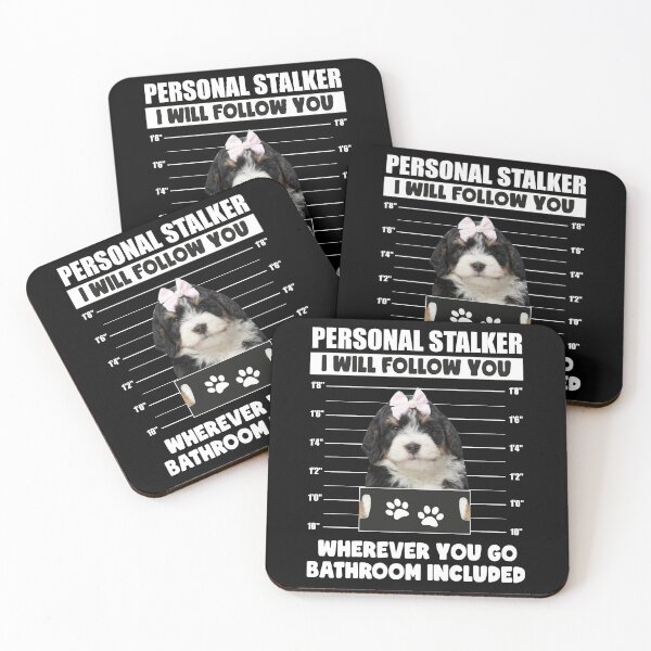 Item preview, Personal Stalker Dog Bernedoodle Puupy Owner Gift designed and sold by PRINTED ..