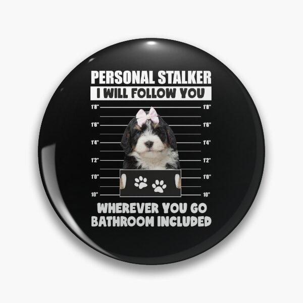 Item preview, Personal Stalker Dog Bernedoodle Puupy Owner Gift designed and sold by PRINTED ..