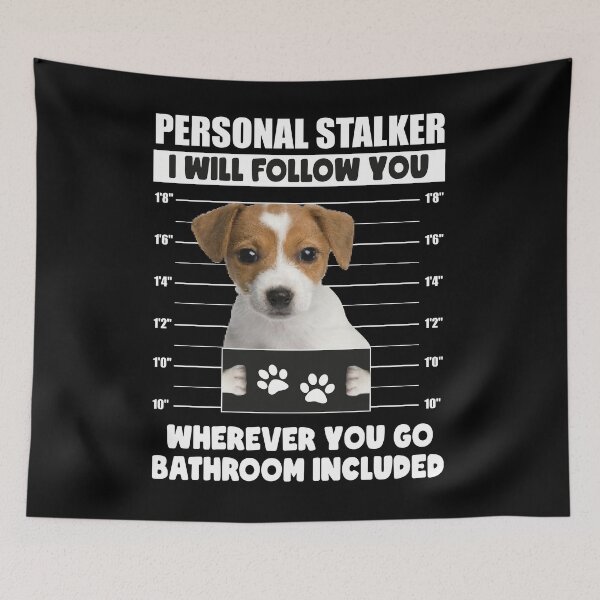 Item preview, Funny Personal Stalker Dog Jack Russell Retriever designed and sold by PRINTED ..