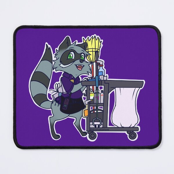 Item preview, Housekeeping Racoon designed and sold by EternalBlossom1.