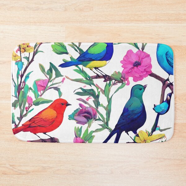 Item preview, Birds of paradise Bird lovers pattern designed and sold by CyberArtistOne.