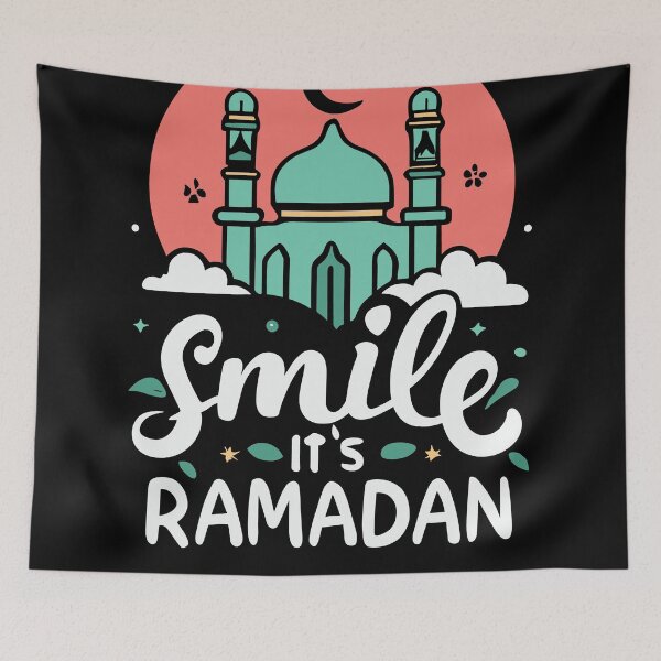 Item preview, Smile it's Ramadan Kareem 2024 - Islamic Art  designed and sold by QuantaPixel.