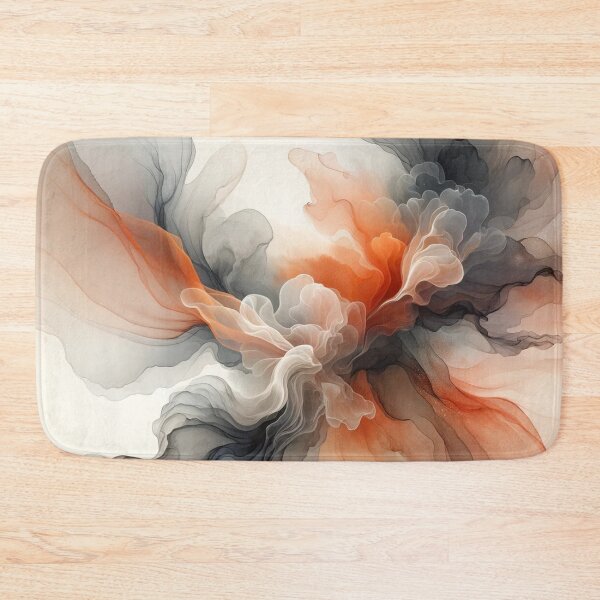 Item preview, Pastel Orange and Dark Grey Elegance  designed and sold by CardsStudio.