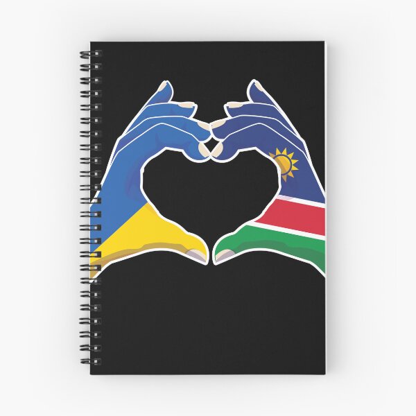 Item preview, Namibia Namibian Ukraine Ukrainian Love Heart Peace designed and sold by FlagX.