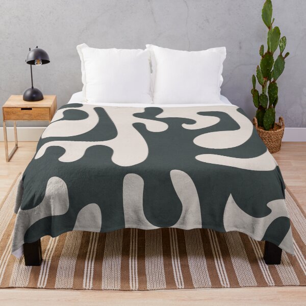 Item preview, Joyful Chaos Abstract Botanical, Black designed and sold by technicolorable_art.