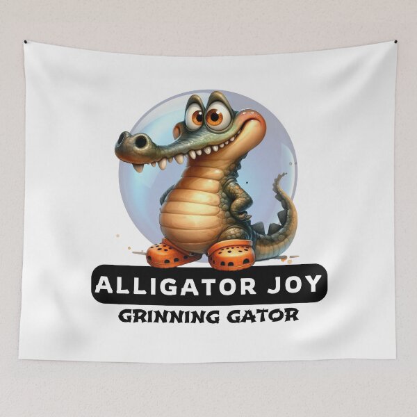Item preview, Alligator Joy: Grinning Gator designed and sold by Hungry-Murphy.