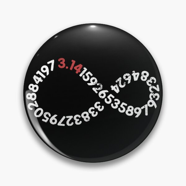 Item preview, Infinity 3.14 Pi Digits - Pi Day Mathematics Math Teacher Distressed Infinite Shaped Design designed and sold by venomousvector.