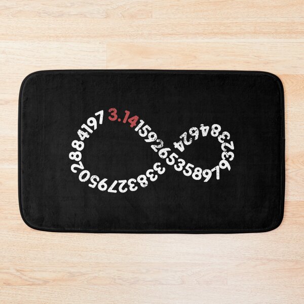 Item preview, Infinity 3.14 Pi Digits - Pi Day Mathematics Math Teacher Distressed Infinite Shaped Design designed and sold by venomousvector.