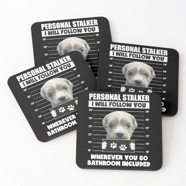 Item preview, Personal Stalker Dog Maltipo Puppy Owner Gift designed and sold by PRINTED ..