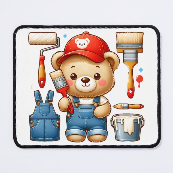 Item preview, Bady Bear the great painter. designed and sold by moni0490.