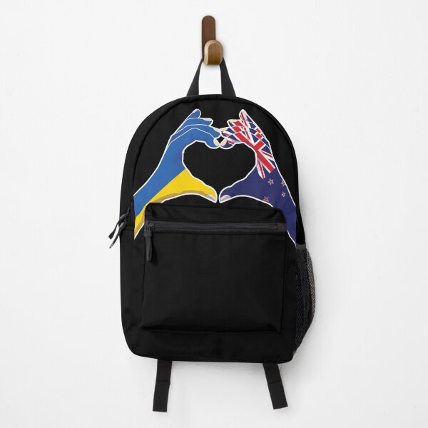 Item preview, New Zealand New Zealander Ukraine Ukrainian Love Heart Peace designed and sold by FlagX.