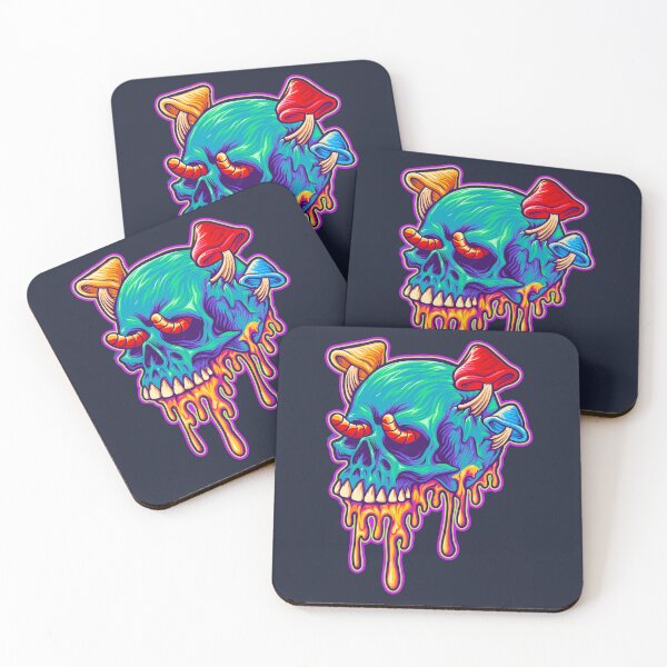Item preview, Psychedelic Skull Mushroom designed and sold by The  Qash.