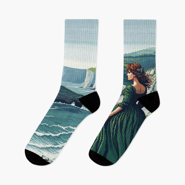 Item preview, Coastal Reverie: Lady of the Cliffs designed and sold by fabinthelab.