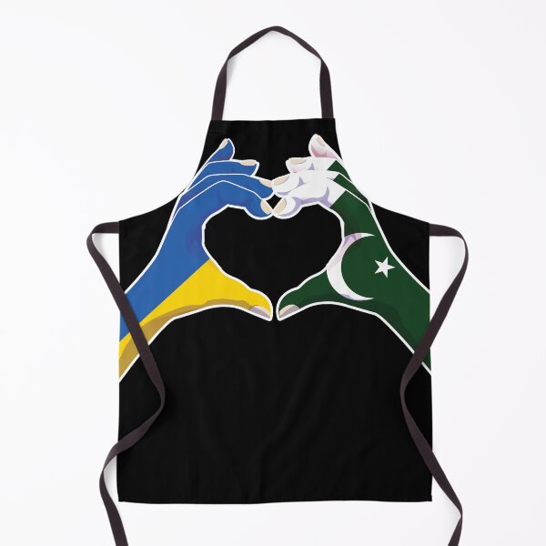 Item preview, Pakistan Pakistani Ukraine Ukrainian Love Heart Peace designed and sold by FlagX.