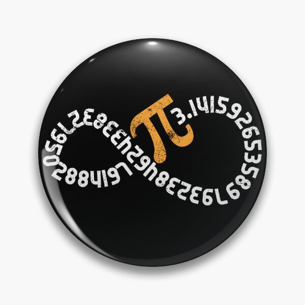 Item preview, 3.14 Pi Digits Infinity Sign Irrational Number Design Math Teacher Distressed Infinite Shaped Design designed and sold by venomousvector.