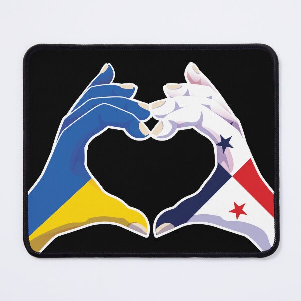 Item preview, Panamanian Panama Ukraine Ukrainian Love Heart Peace designed and sold by FlagX.