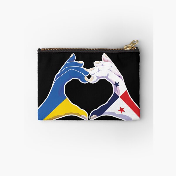 Item preview, Panamanian Panama Ukraine Ukrainian Love Heart Peace designed and sold by FlagX.