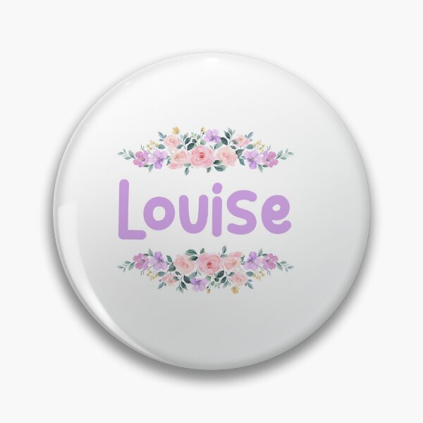 Item preview, Purple Flower Louise Name Label  designed and sold by NormadWorld.