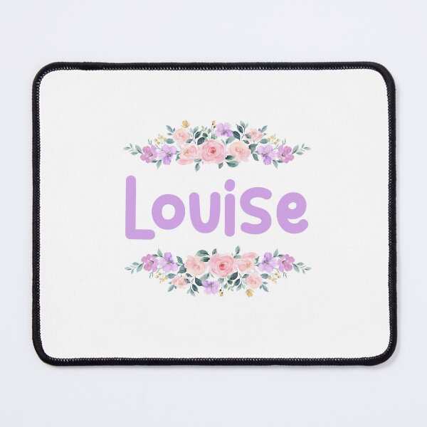 Item preview, Purple Flower Louise Name Label designed and sold by NormadWorld.