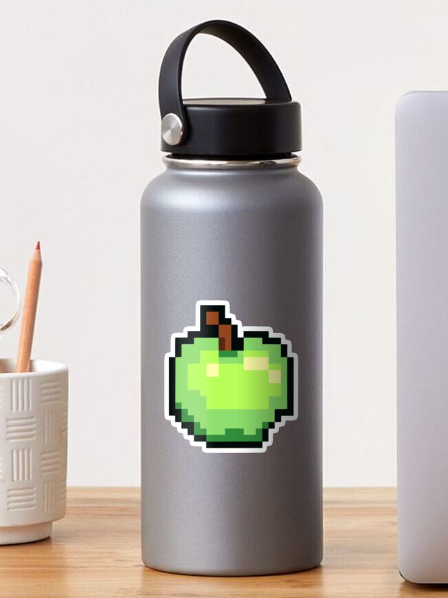 Thumbnail 1 of 3, Sticker, Green Apple designed and sold by Flickingjane.