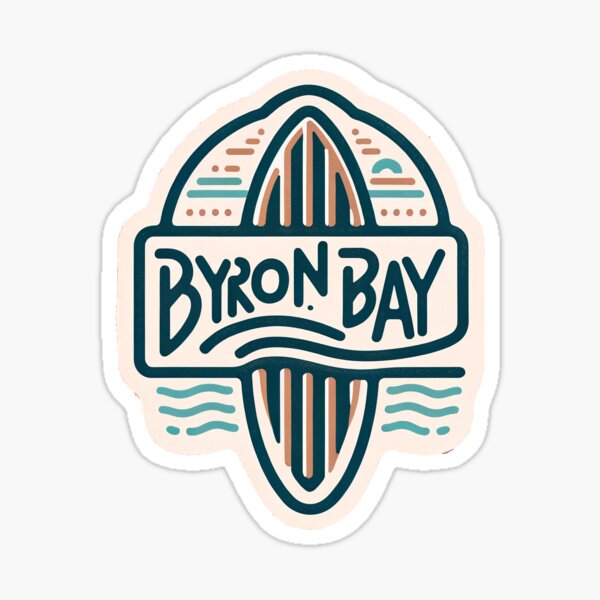 Item preview, Byron Bay Australia surfboard designed and sold by LoveLabDesign.