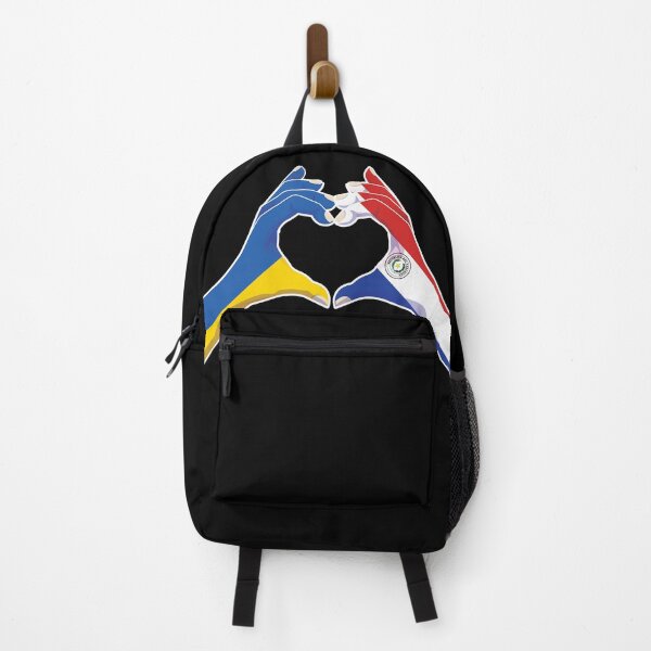Item preview, Paraguay Paraguayan Ukraine Ukrainian Love Heart Peace designed and sold by FlagX.