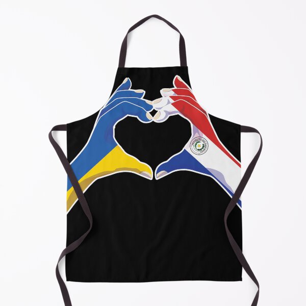Item preview, Paraguay Paraguayan Ukraine Ukrainian Love Heart Peace designed and sold by FlagX.