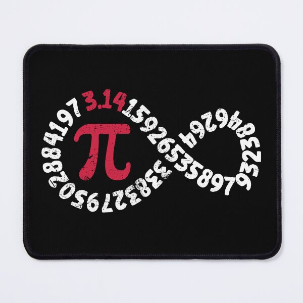 Item preview, 3.14 Infinity Math Pi Symbol and Digits Mathematical Constant Math Teacher Distressed Infinite Shaped Design designed and sold by venomousvector.