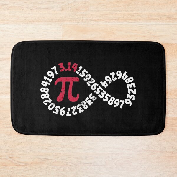 Item preview, 3.14 Infinity Math Pi Symbol and Digits Mathematical Constant Math Teacher Distressed Infinite Shaped Design designed and sold by venomousvector.