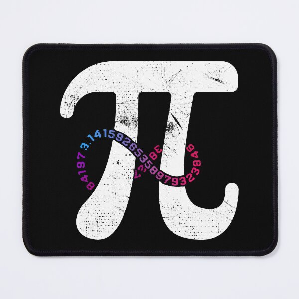 Item preview, Pi symbol and numbers Infinity shape 3,1415 Pi Day March 14 Holiday Mathematics Teacher Funny Distressed Design designed and sold by venomousvector.