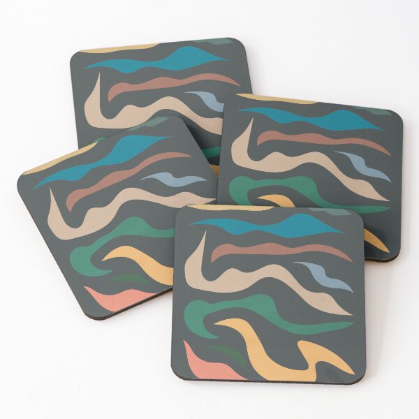 Item preview, Abstract Botanical Colorful Leaf Shapes designed and sold by technicolorable_art.