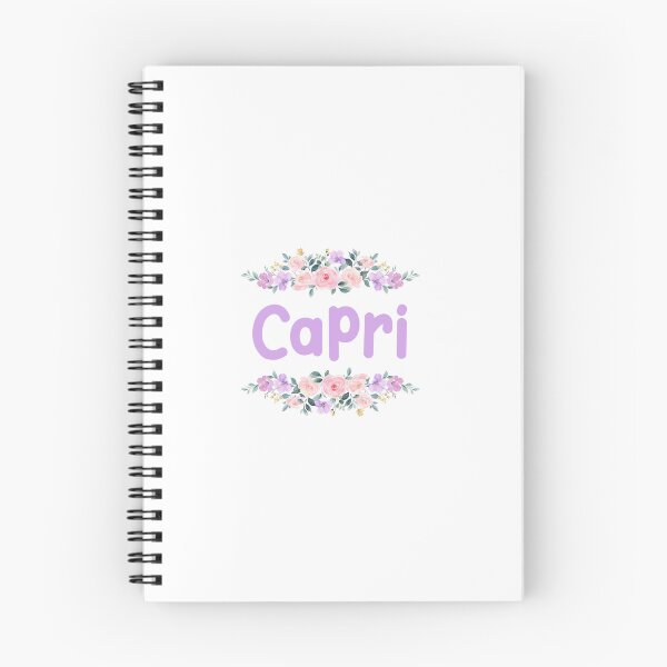 Item preview, Purple Flower Capri Name Label  designed and sold by NormadWorld.