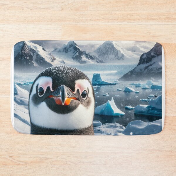 Item preview, Icy Sentinel - Penguin's Watchful Stance designed and sold by ProgressMagnet.
