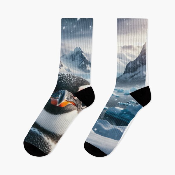 Item preview, Icy Sentinel - Penguin's Watchful Stance designed and sold by ProgressMagnet.