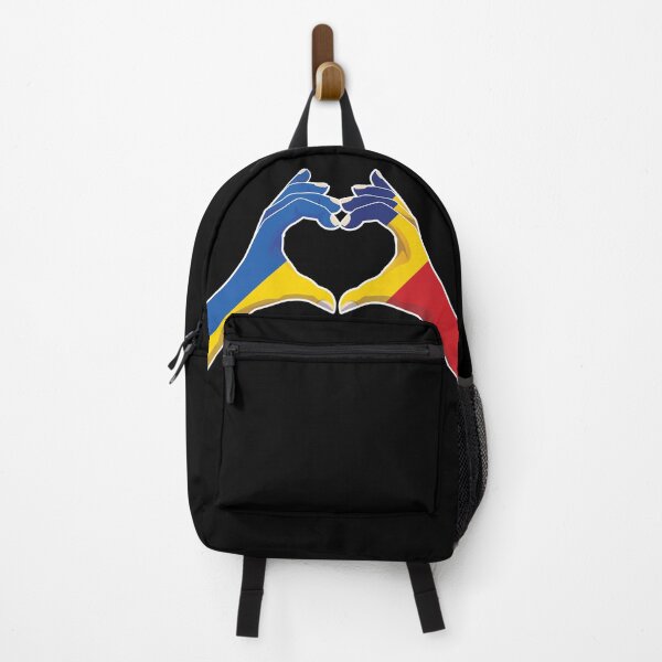 Item preview, Romanian Romania Ukraine Ukrainian Love Heart Peace designed and sold by FlagX.