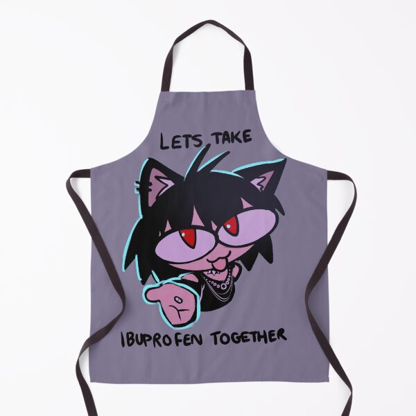 Item preview, Neko Arc Ibuprofen Funny Meme Designs designed and sold by Shidesama.