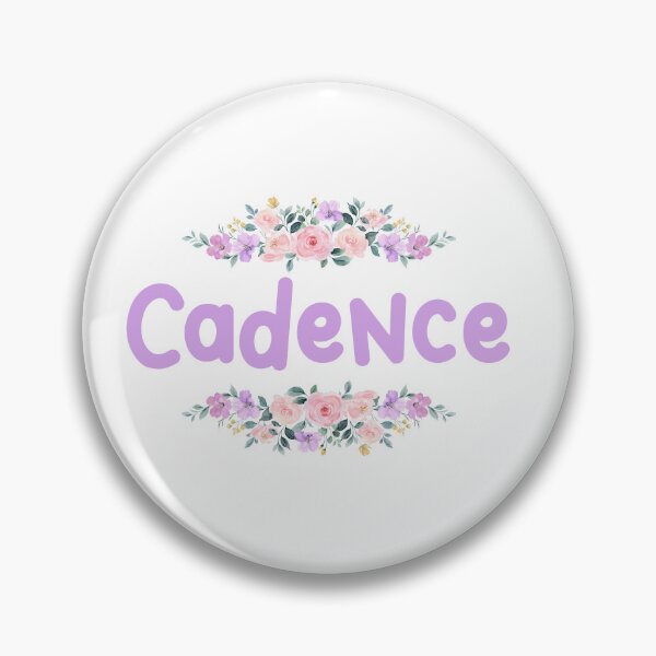 Item preview, Purple Flower Cadence Name Label designed and sold by NormadWorld.
