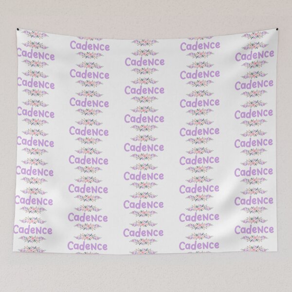 Item preview, Purple Flower Cadence Name Label designed and sold by NormadWorld.