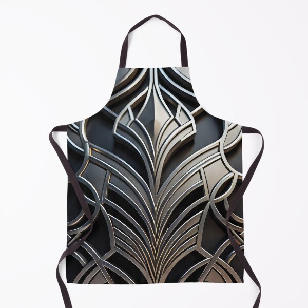Item preview, silver art deco design 027 designed and sold by fleesphotos.