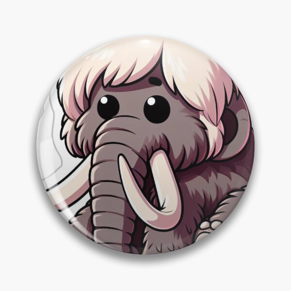 Item preview,  Wooly Mammoth  kawaii sticker designed and sold by MandyLS24.