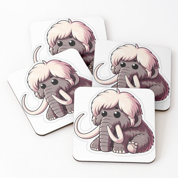 Item preview,  Wooly Mammoth  kawaii sticker designed and sold by MandyLS24.