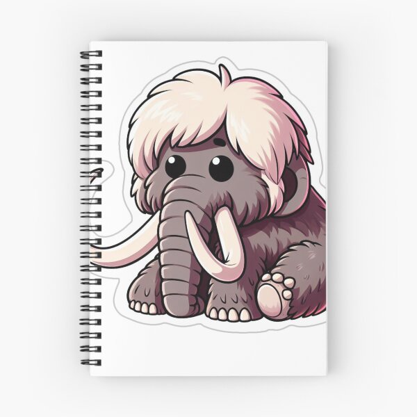 Item preview,  Wooly Mammoth  kawaii sticker designed and sold by MandyLS24.