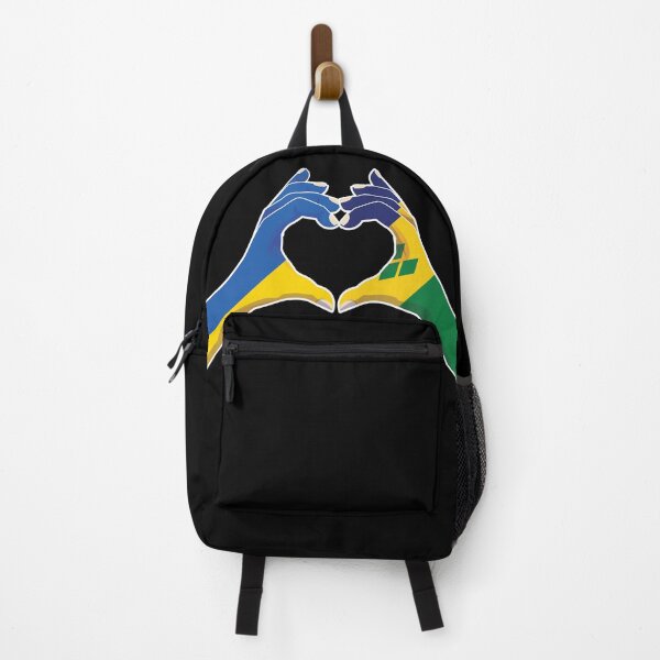 Item preview, Saint Vincent and the Grenadines Ukraine Ukrainian Love Heart Peace designed and sold by FlagX.