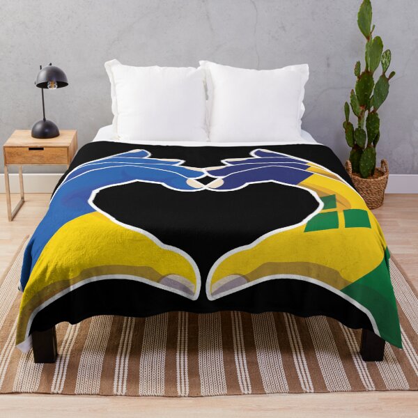 Item preview, Saint Vincent and the Grenadines Ukraine Ukrainian Love Heart Peace designed and sold by FlagX.